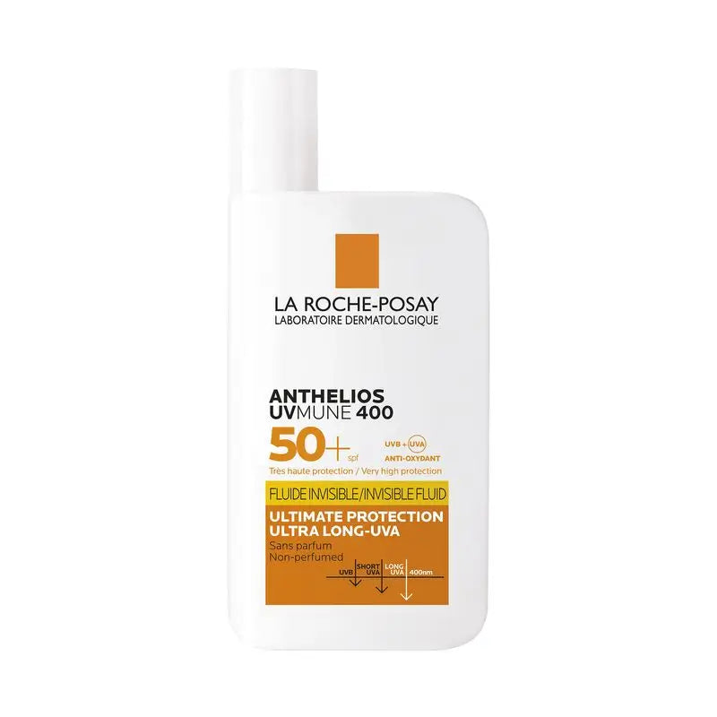 La Roche-Posay Anthelios UVMune 400 Unsichtbare Sonnen- und Gesichtscreme LSF 50+, 50 ml
