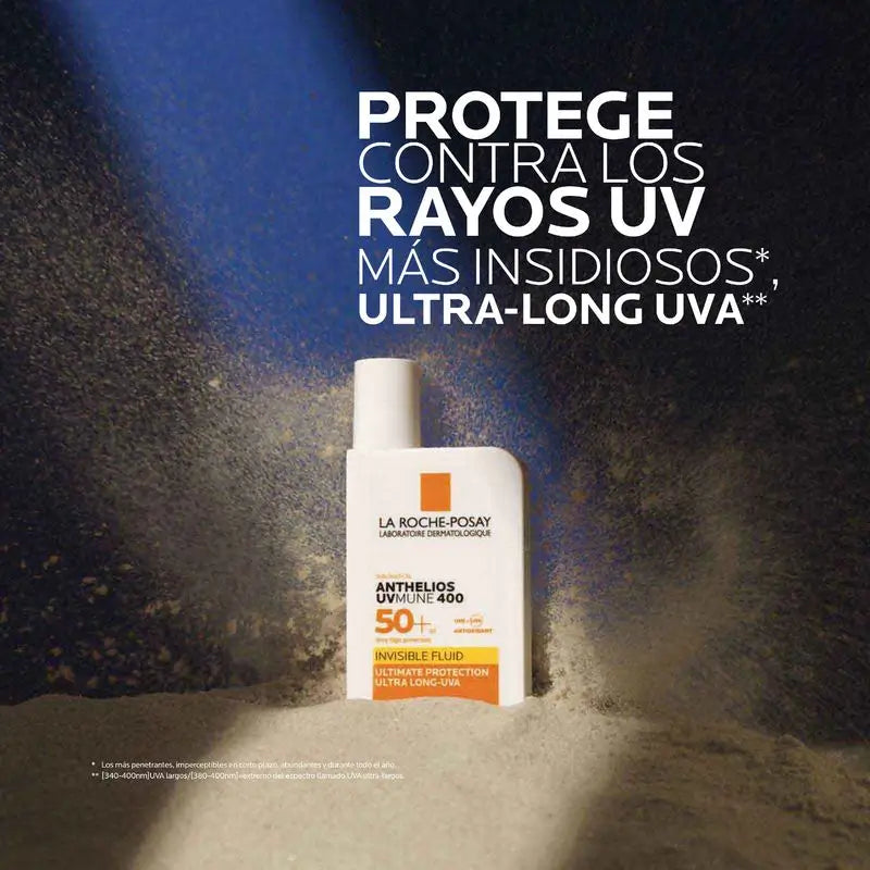 La Roche-Posay Anthelios UVMune 400 Unsichtbare Sonnen- und Gesichtscreme LSF 50+, 50 ml