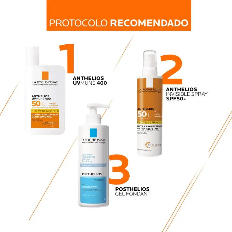 La Roche-Posay Anthelios UVMune 400 Unsichtbare Sonnen- und Gesichtscreme LSF 50+, 50 ml