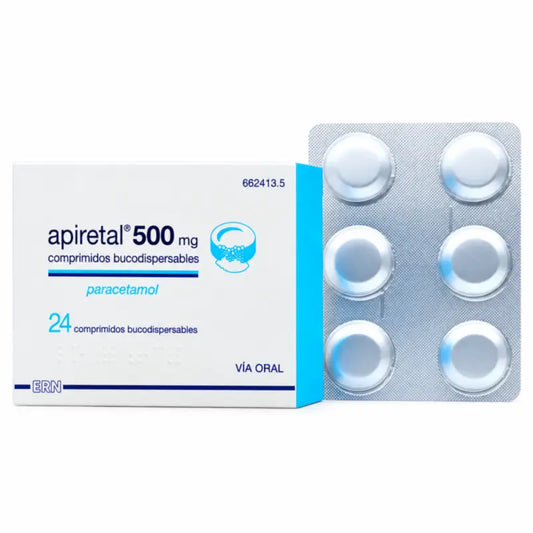 Apiretal 500 mg, 24 Schmelztabletten zum Einnehmen