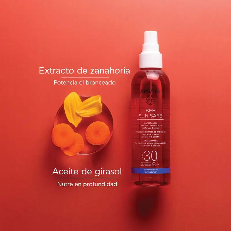 APIVITA Perfektes Bräunungs-Körperöl SPF30 200 ml