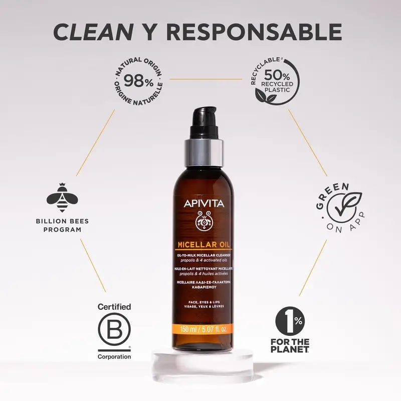 Apivita Micellar-Reinigungsöl, 150 ml