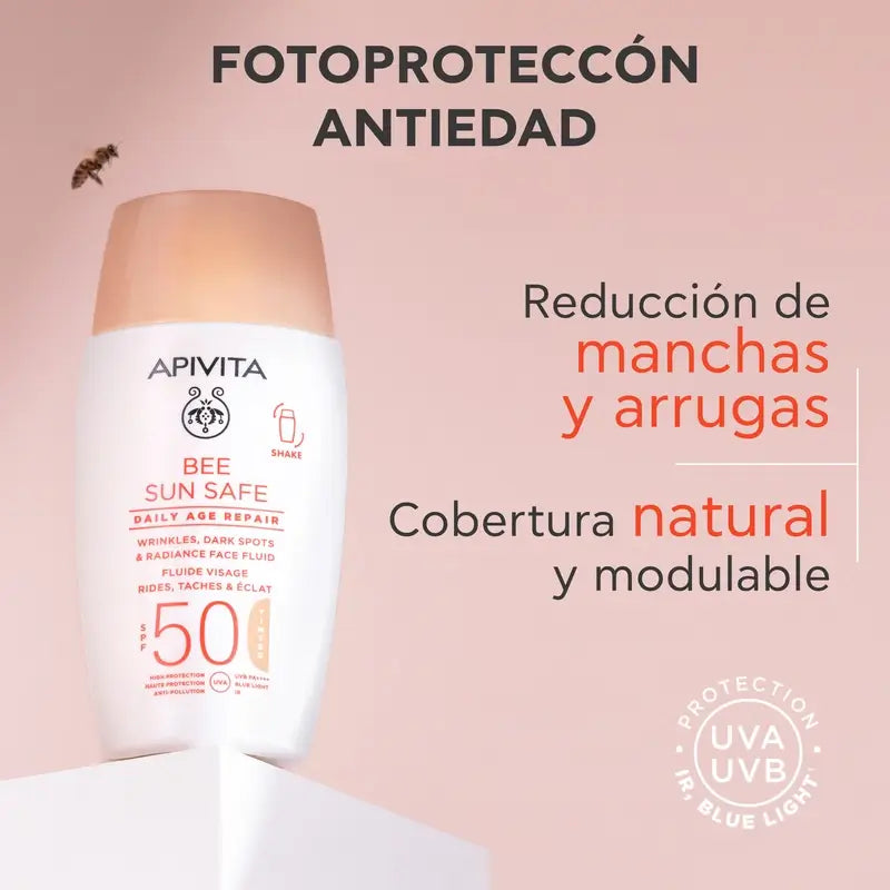 Apivita Apivita Daily Anti-Aging Repair mit Farbe Spf50, 50 ml