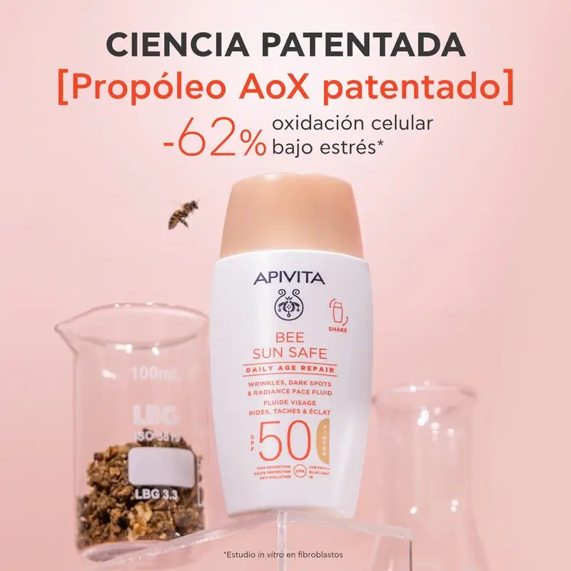 Apivita Apivita Daily Anti-Aging Repair mit Farbe Spf50, 50 ml