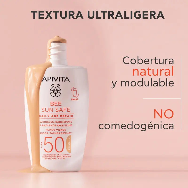 Apivita Apivita Daily Anti-Aging Repair mit Farbe Spf50, 50 ml