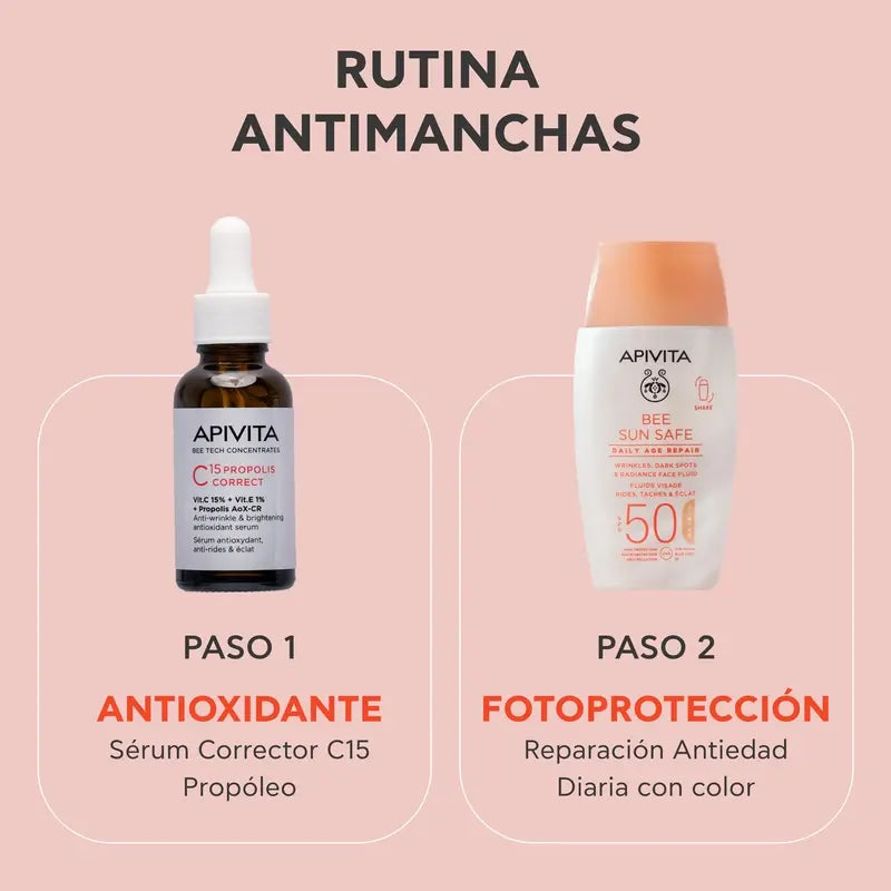 Apivita Apivita Daily Anti-Aging Repair mit Farbe Spf50, 50 ml
