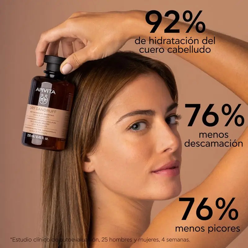 APIVITA Anti Dry Dandruff Shampoo mit Sellerie & Propolis 250 ml