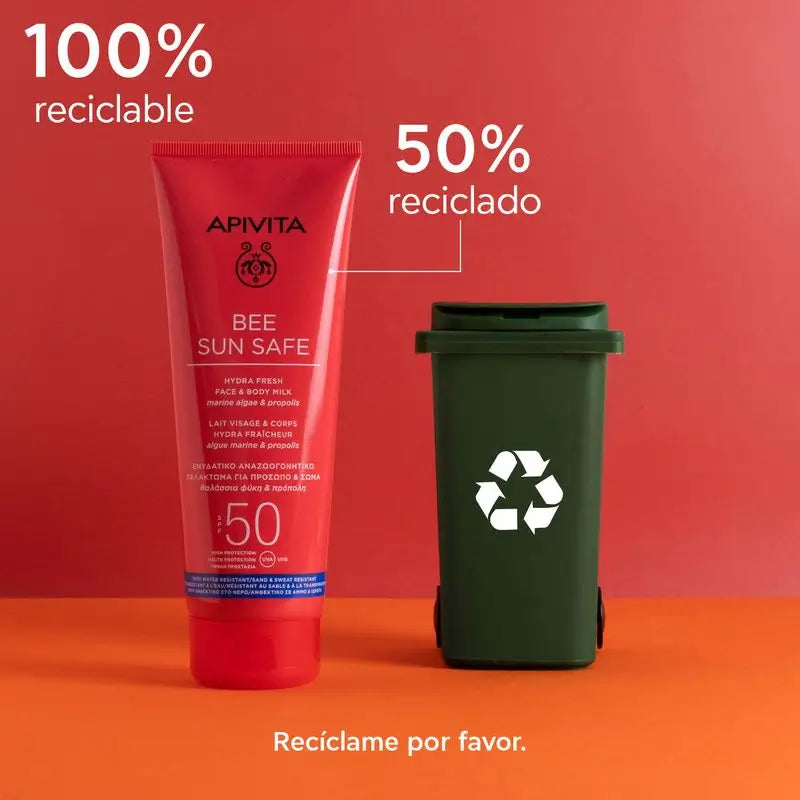 APIVITA Hydra Fresh Milk SPF 50 Reiseformat 100 ml