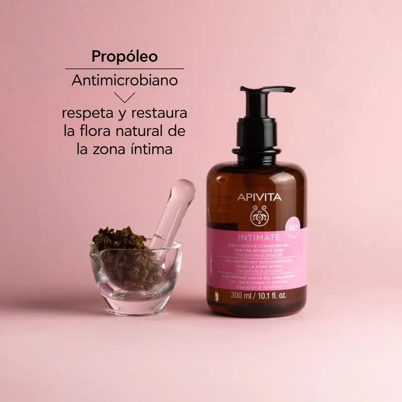 Apivita Intimate Daily Gentle Cleansing Gel mit Kamille und Propolis , 300 ml