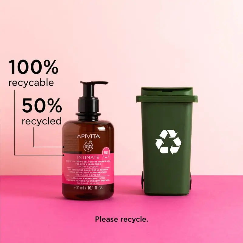 Apivita Intim Lady Sanftes Reinigungsgel mit Aloe & Propolis , 300 ml