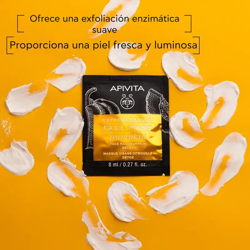 APIVITA Express Beauty Kürbis Detox Gesichtsmaske