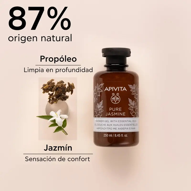 APIVITA Reines Jasmin-Badegel mit Jasmin 250 ml