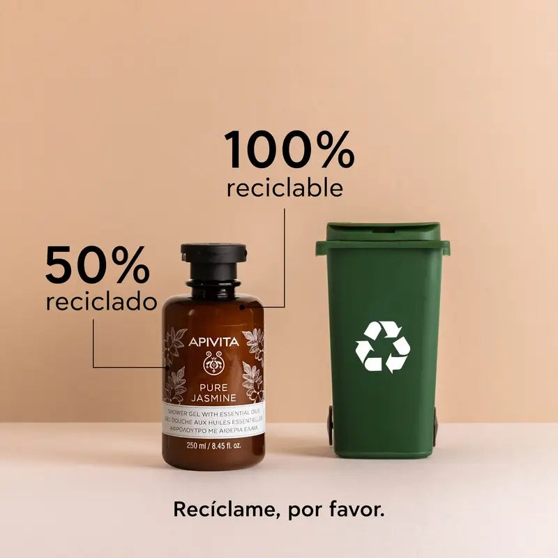 APIVITA Reines Jasmin-Badegel mit Jasmin 250 ml