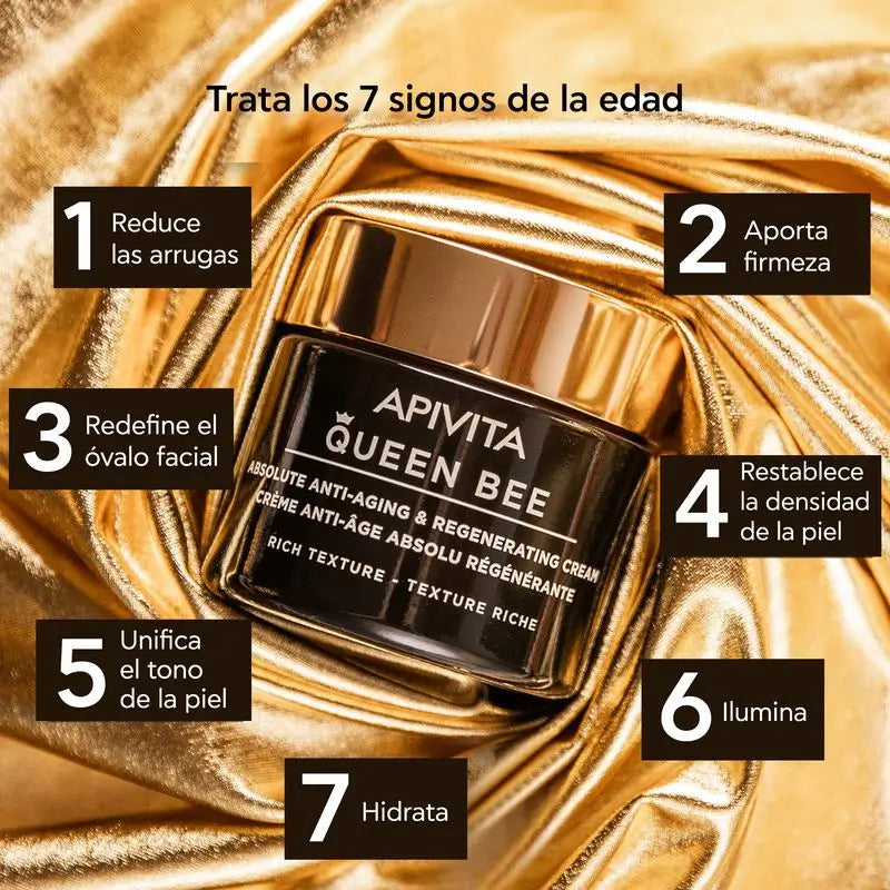 APIVITA Bienenkönigin Regenerierende Anti-Ageing Creme Absolute Rich Texture 50 ml