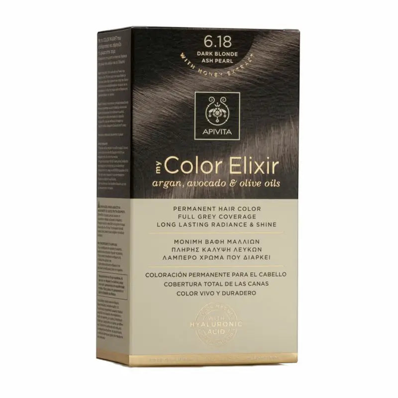 APIVITA My Color Elixir Dye N 6.18 Dunkelblond Asche Perlmutblond