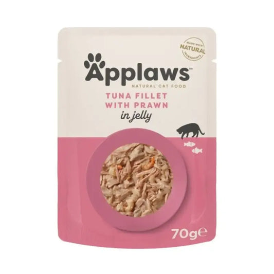 Applaws Cat Thunfisch mit Garnelen in Gelee, 16 x 70 g