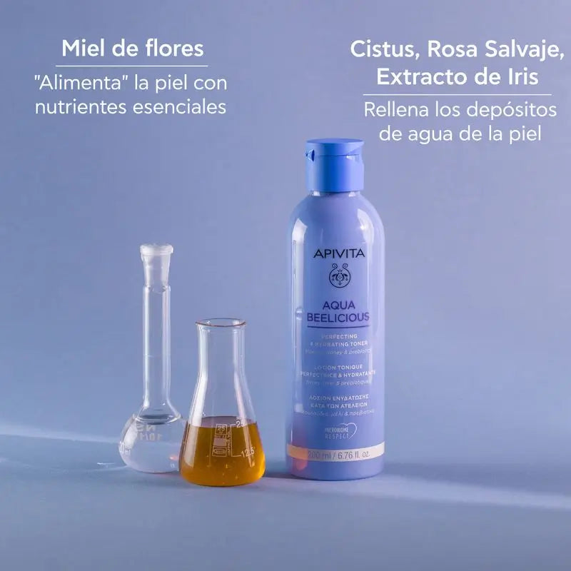 Aqua Beelicious Perfektionierendes & feuchtigkeitsspendendes Gesichtswasser, 200 ml