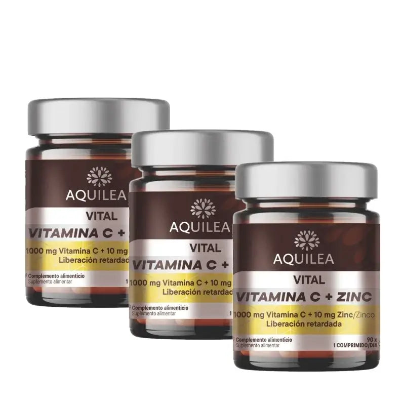 Aquilea Vital Vit C+Zink, 90 Kapseln, 3er-Pack