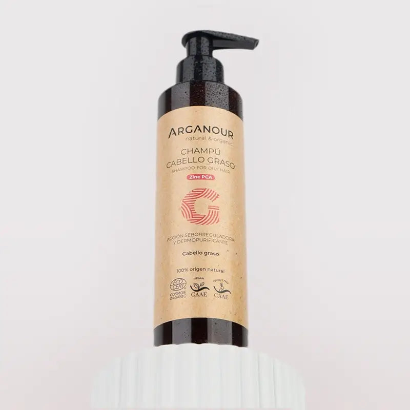 Arganour Kapillarshampoo Fettiges Haar Sulfatfrei, 200 ml
