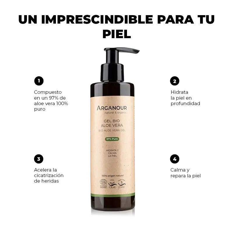 Arganour Aloe Vera Körpergel, 250 Ml
