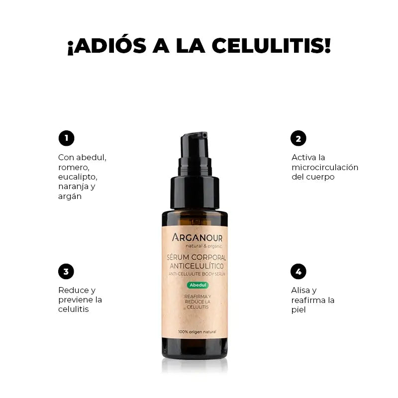 Arganour Body Serum Anti-Cellulite Behandlung mit Birke, 50 ml