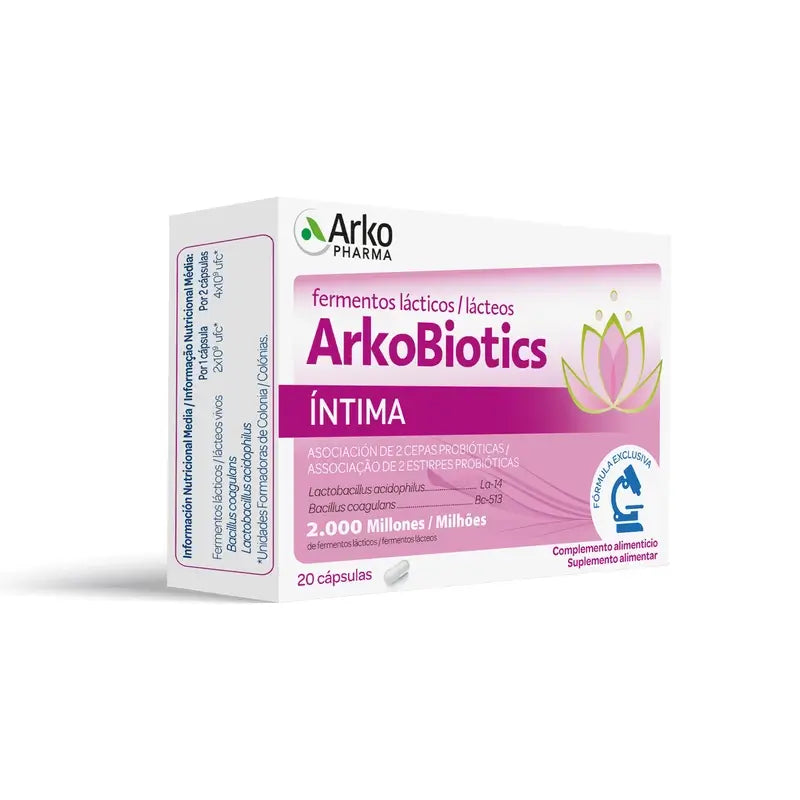 Arkopharma Arkobiotics Intima, 20 capsules