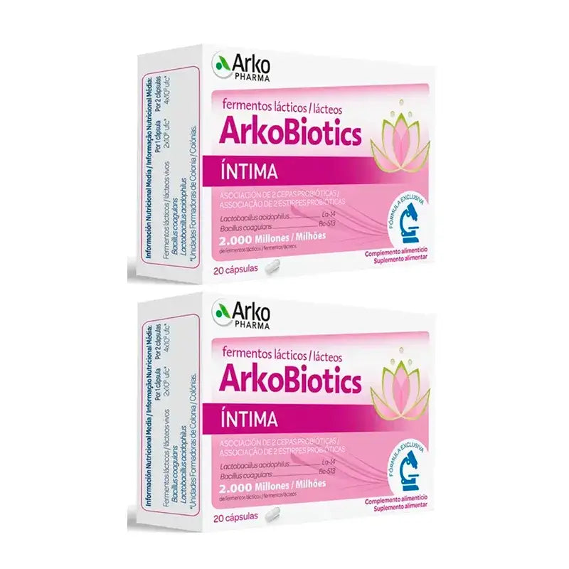 Arkopharma Arkobiotics Intima, 2 x 20 capsules