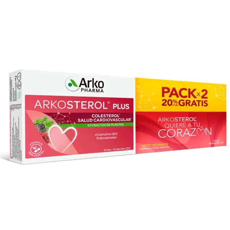 Arkopharma Arkosterol Plus Pack, 60 capsules