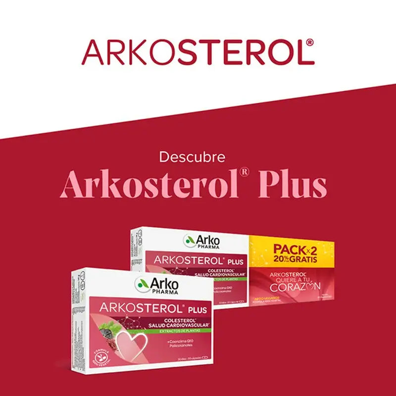 Arkopharma Arkosterol Plus Pack, 60 Kapseln