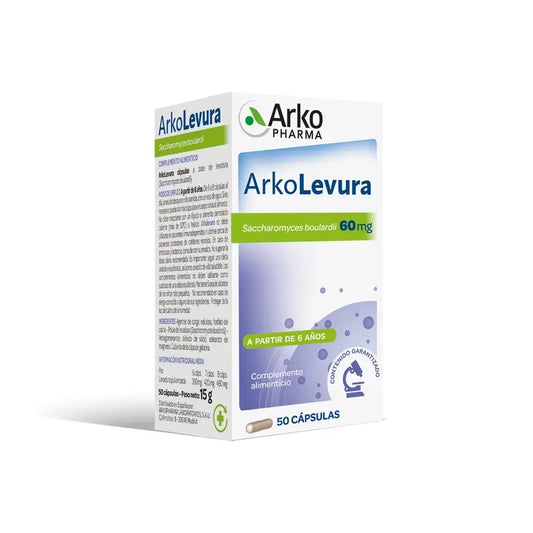 Arkopharma Arkolevura Saccharomyces Boulardii, 50 capsules