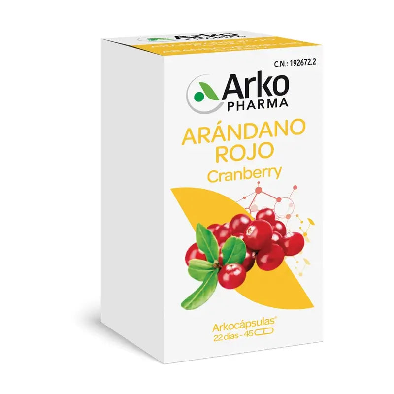 Arkopharma Arkocápsulas Cranberry, 45 capsules