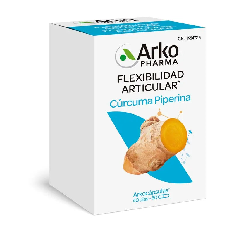 Arkopharma Curcuma Bio, 80 capsules