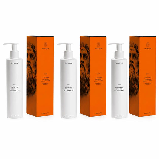 Arturo Alba Regenerierende Reinigungsschaumcreme 200 ml, 3er-Pack