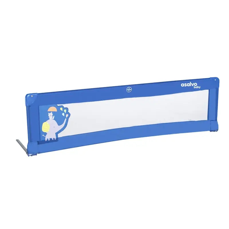 Asalvo Bettschutzgitter 150Cm Elefant Blau