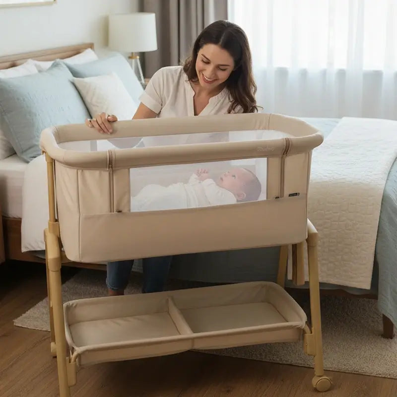 Asalvo Smart Beige Mini-Kinderbett
