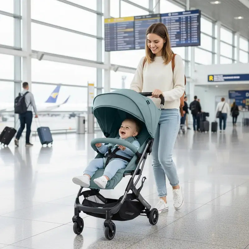 Asalvo Kinderwagen Amsterdam Grün