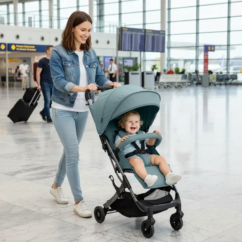 Asalvo Kinderwagen Amsterdam Grün