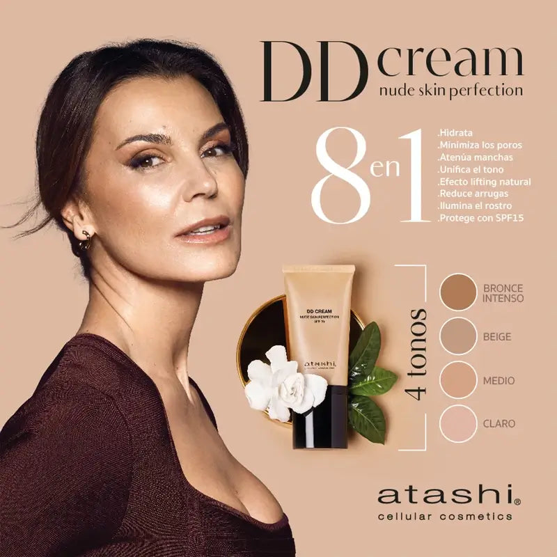 Atashi Ritual New Beauty Kulturbeutel Flash Effect Anti-Ageing Serum Dd Creme, 80 ml