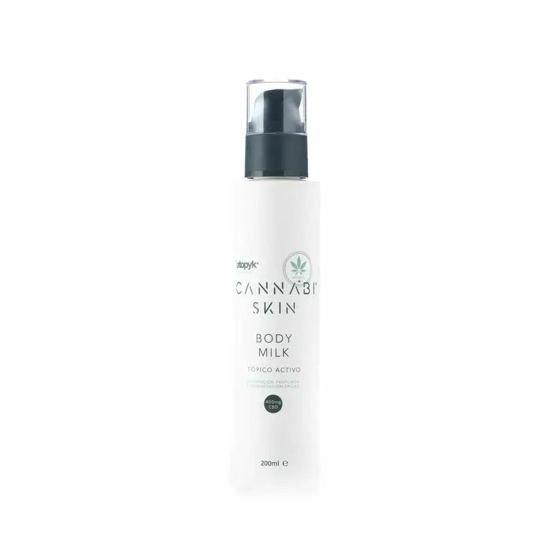Atopyk Cannabiskin Bodymilk Natürliche feuchtigkeitsspendende Körpermilch CBD, 200 ml