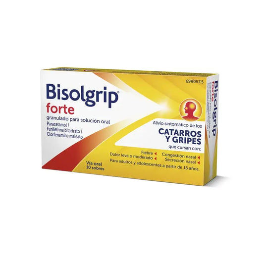 Bisolgrip Forte Granulierte Lösung zum Einnehmen 10 Beutel