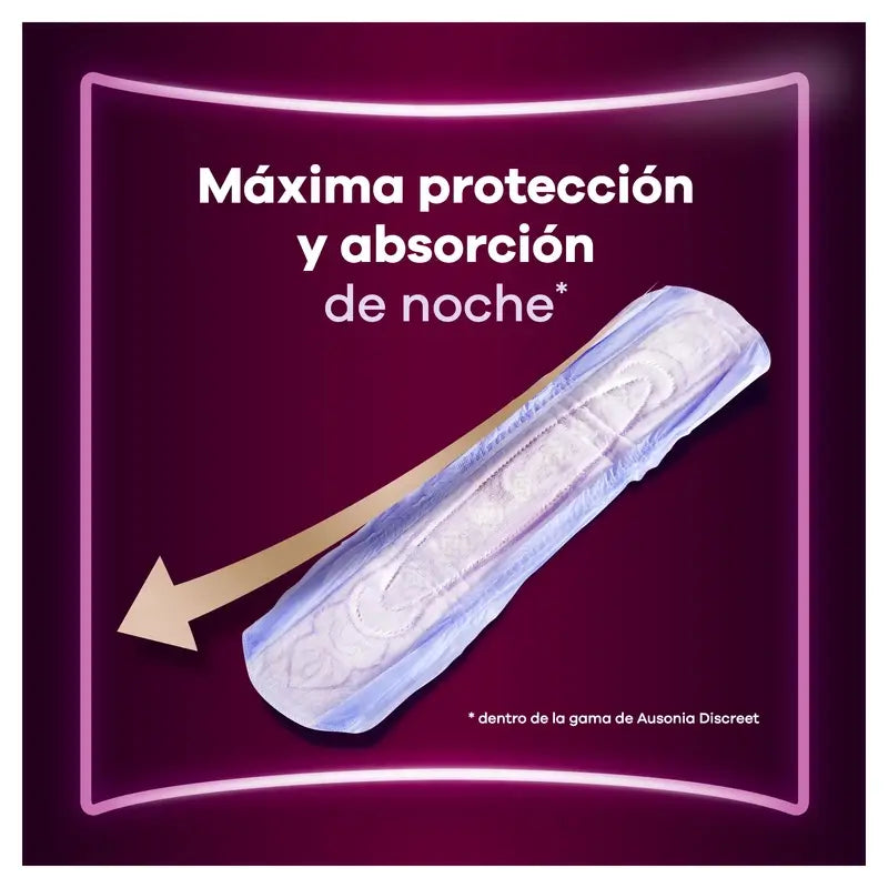 Ausonia Discreet Maxi Nacht Urinverlust Pads, 12 Einheiten