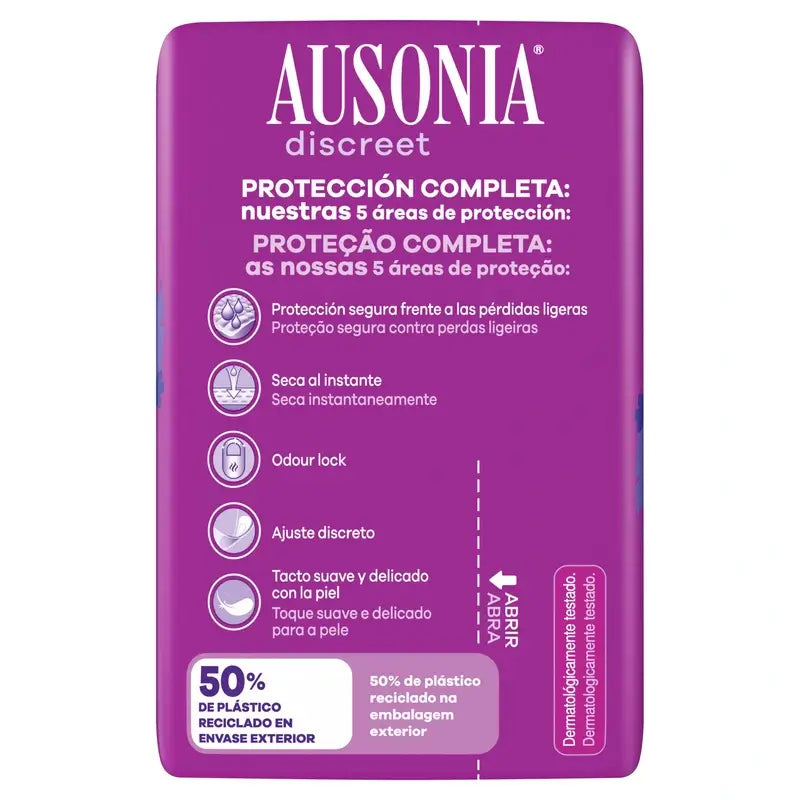 Ausonia Discreet Maxi Nacht Urinverlust Pads, 12 Einheiten
