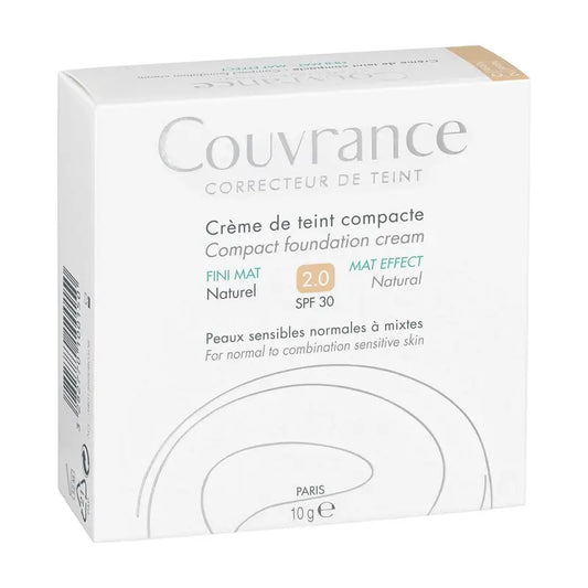 Avène Couvrance Kompakt Creme Mattes Finish Natürlich