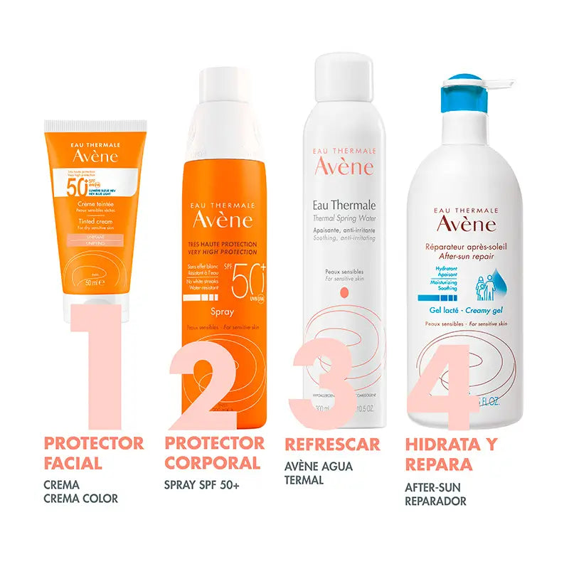 Avène Sensitive Skin Sonnenschutz SPF 50+ Farbe 50 ml