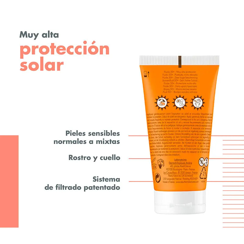 Avène Sonnenfluid SPF50+ 50 ml