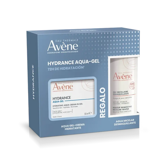 Avene Pack Hydrance Aqua Gel 50Ml + Micellar Water 100Ml Free gift