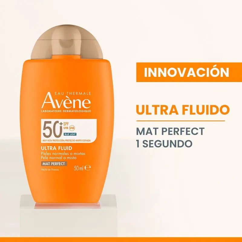 Avène Ultra Fluid Mat Perfect mit Farbe Spf50+, 50 ml