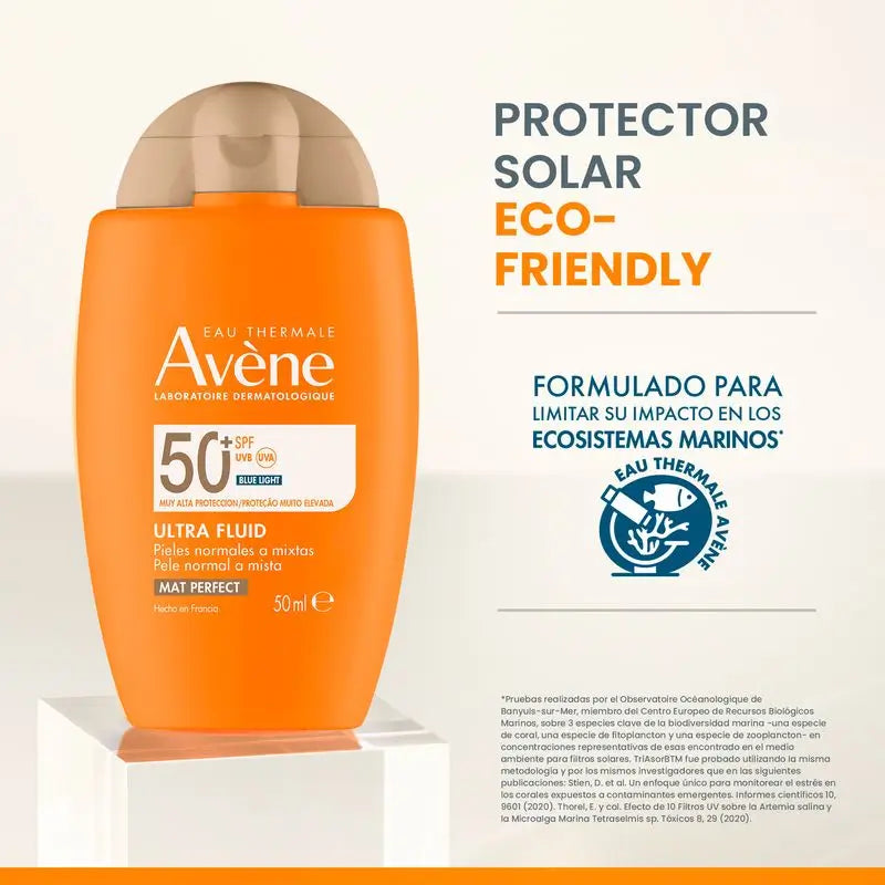 Avène Ultra Fluid Mat Perfect mit Farbe Spf50+, 50 ml