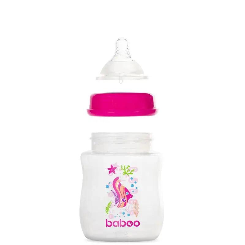 Baboo Anti-Colic-Flasche 0+ Monate Rosa