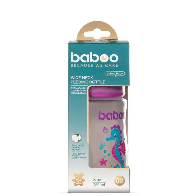 Baboo Anti-Colic Flasche 3+ Monate Lila